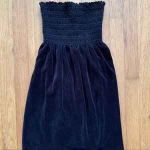 Juicy Couture smocked velour dress size Medium